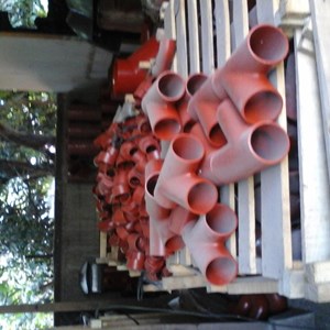 Y Branch Cast Iron 45 Deg